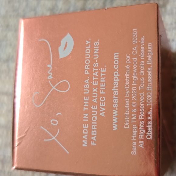 SARA HAPP BRAND LIP SCRUB EXFOLIANT SPARKLING PEACH - Picture 5 of 6